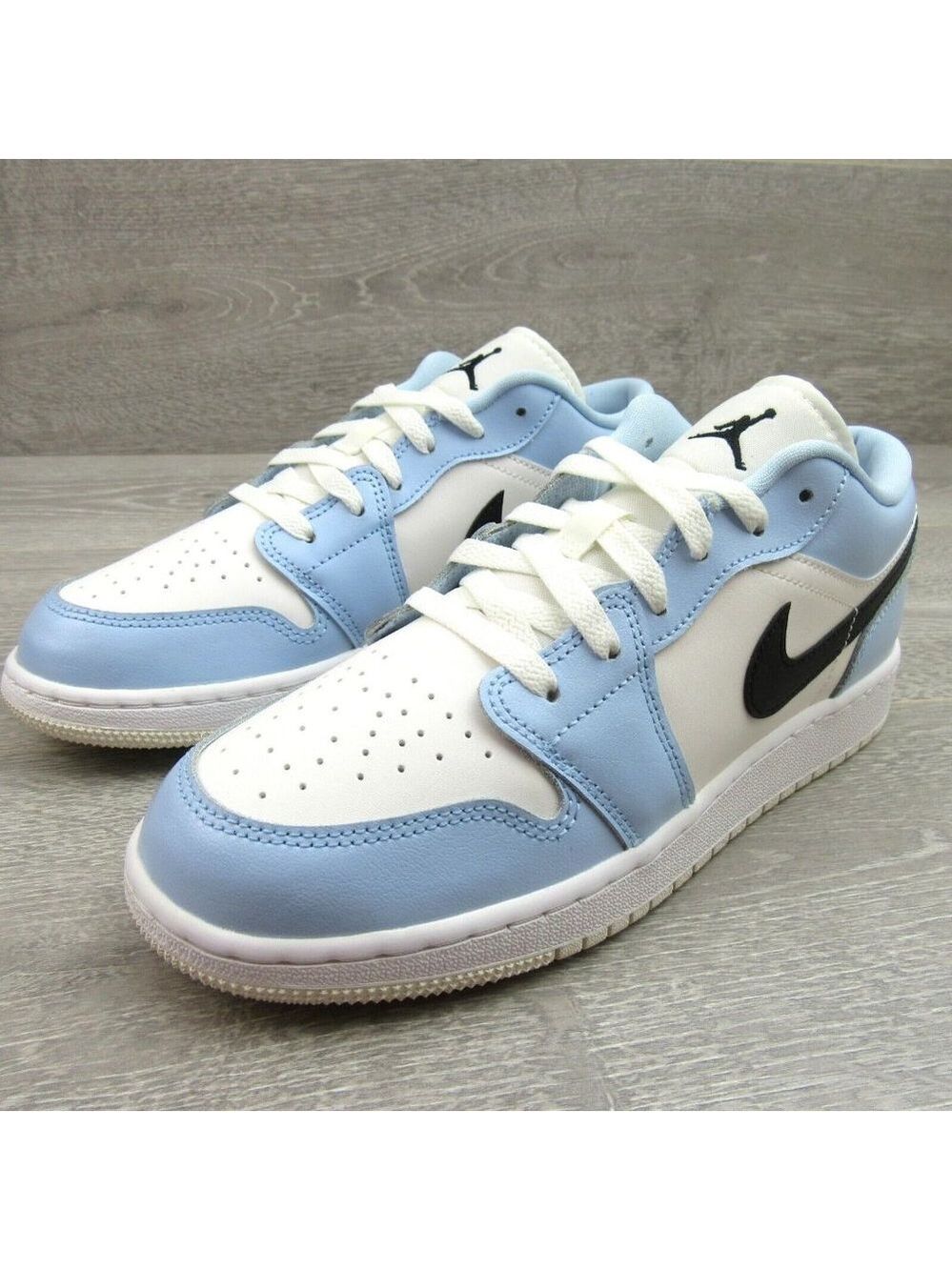 Jordan 1 Low Ice Blue GS Size 6.5Y / Womens Size 8 Sneakers NEW - Picture 4 of 15